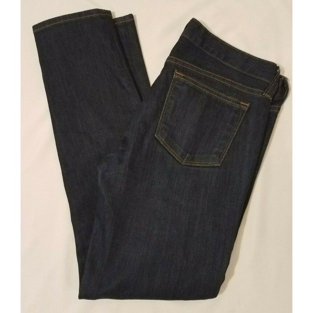 J. Crew Women's Sz. 26 Ankle Toothpick Jeans Dark Wash 27 in. Inseam